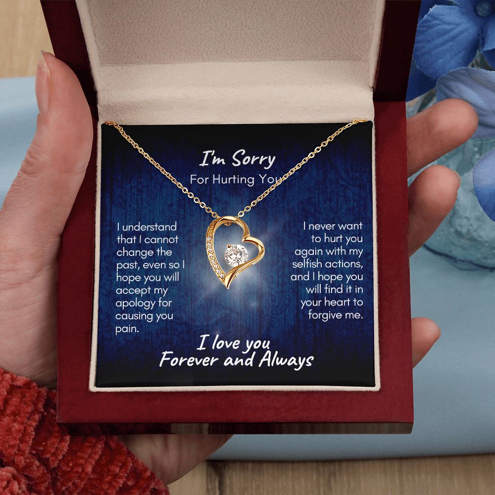 I'M SORRY FOR HURTING YOU | FOREVER LOVE NECKLACE - Sparkality Gifts