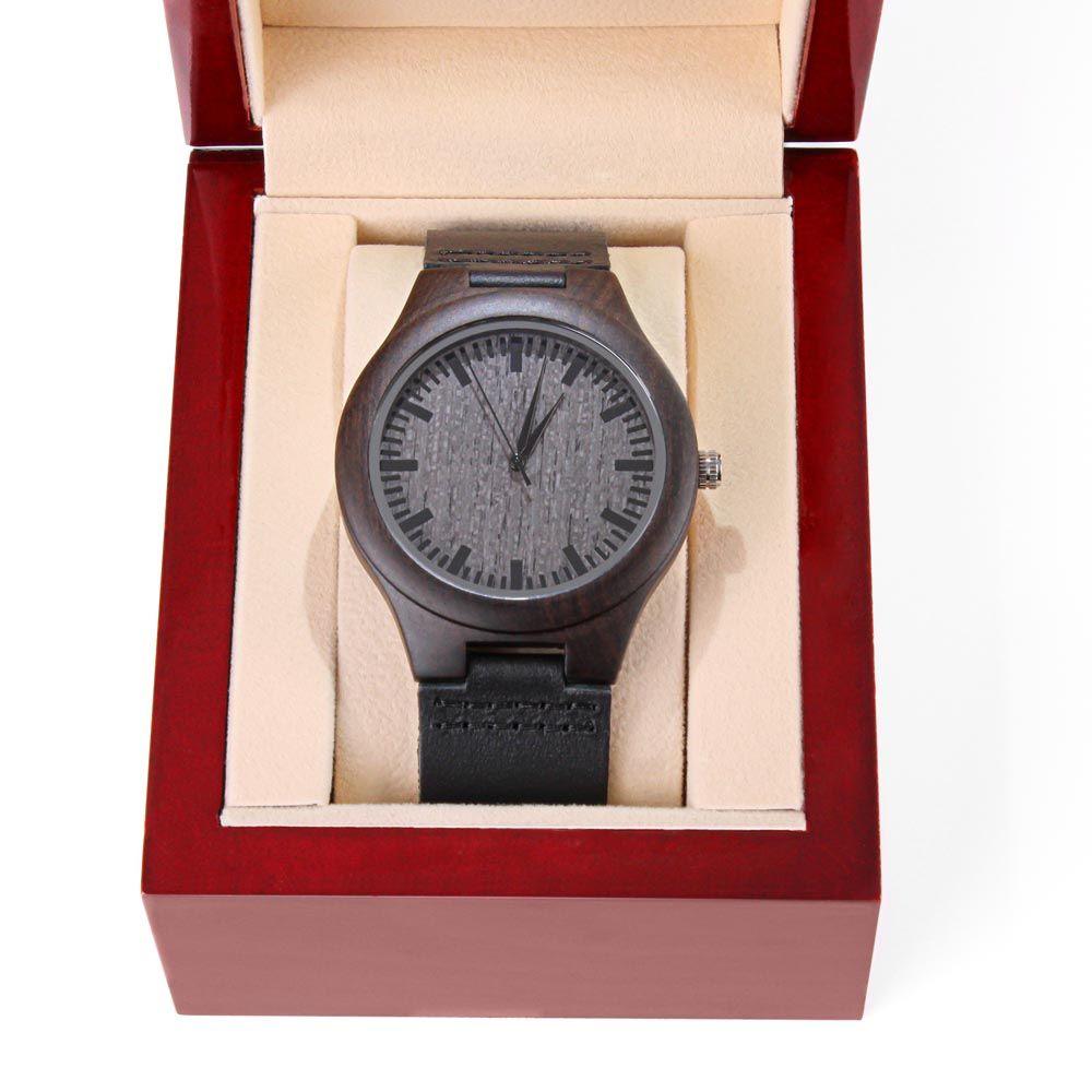 FOREVER YOUR SON | ENGRAVED WOODED WATCH - Sparkality Gifts