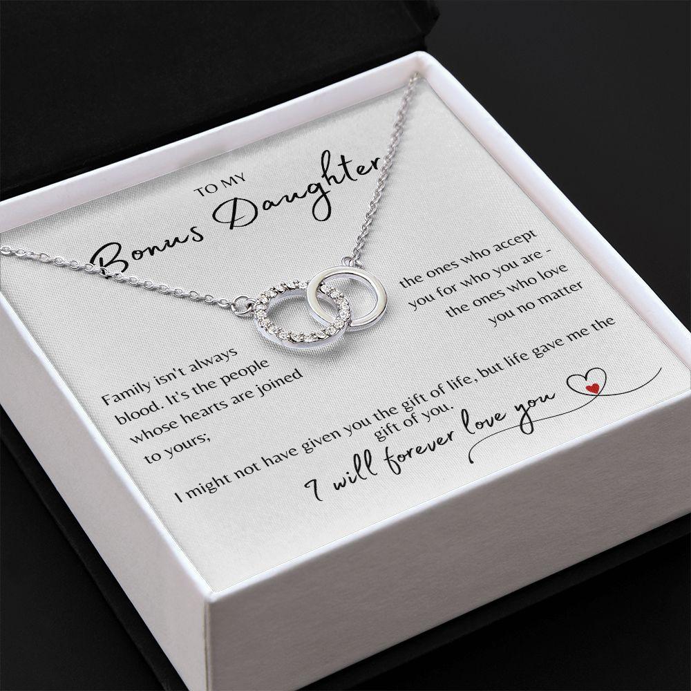 To My Bonus Daughter | Life Gave Me You (Perfect Pair Necklace) - Sparkality Gifts