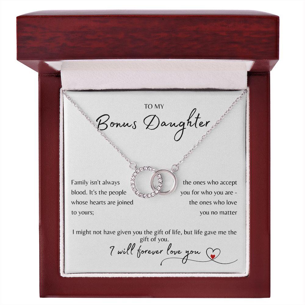 To My Bonus Daughter | Life Gave Me You (Perfect Pair Necklace) - Sparkality Gifts