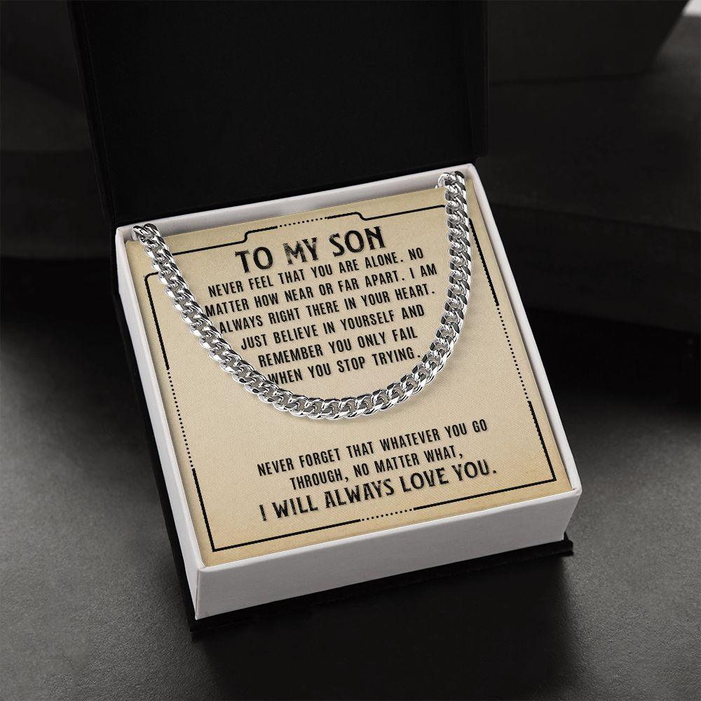 TO MY SON | I WILL ALWAYS LOVE YOU - Sparkality Gifts