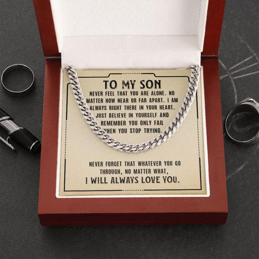 TO MY SON | I WILL ALWAYS LOVE YOU - Sparkality Gifts