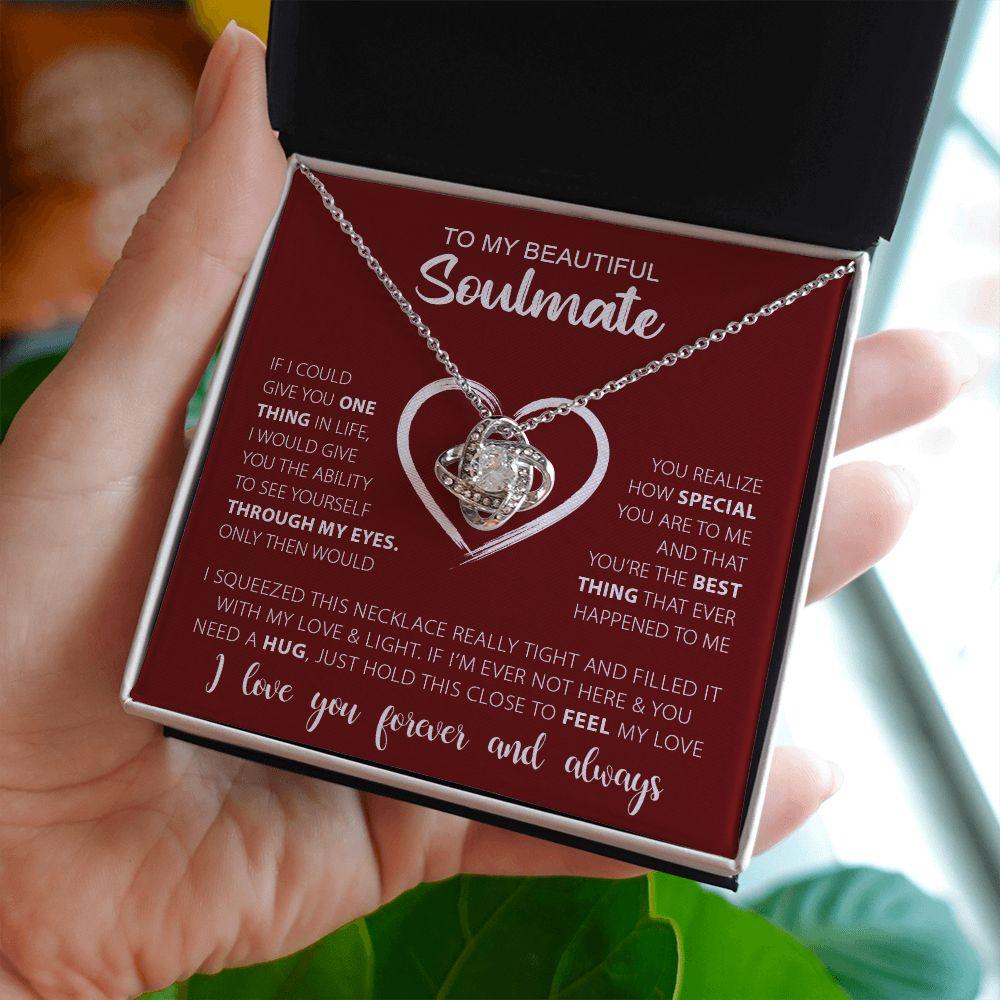 My Beautiful Soulmate | Love & Light - Love Knot Necklace - Sparkality Gifts