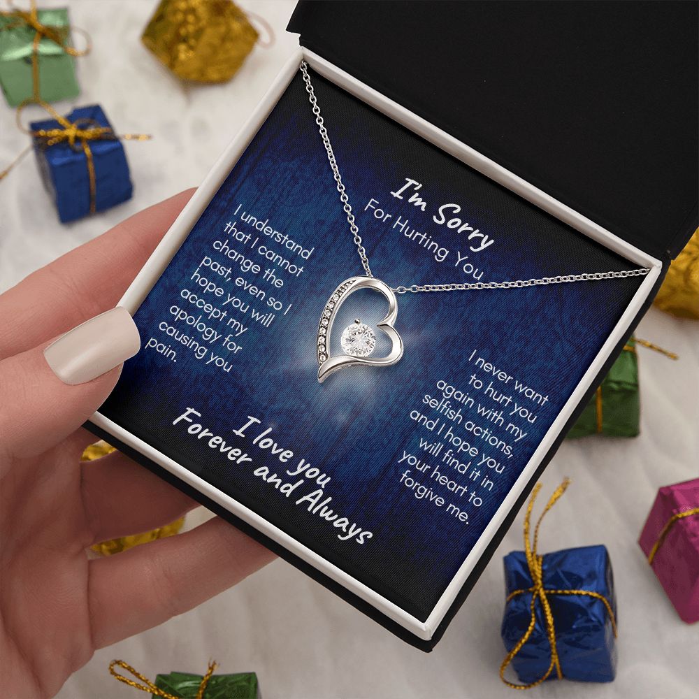 I'M SORRY FOR HURTING YOU | FOREVER LOVE NECKLACE - Sparkality Gifts