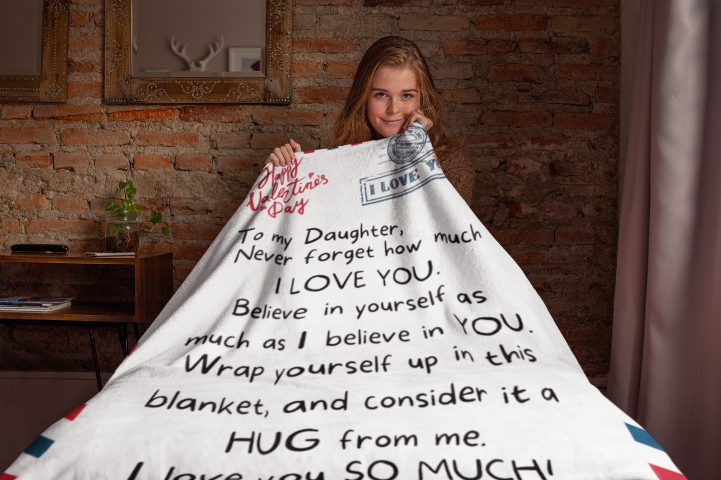 To My Daughter, From Dad Throw Blanket